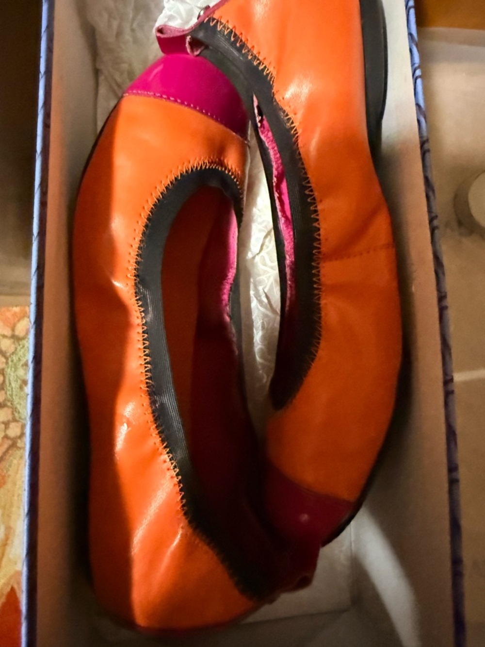 Simply Vera Vera Wang ballet flat shoes in the “SVANDREAMULTI” Style, Sz. 7.5 - Picture 3 of 4